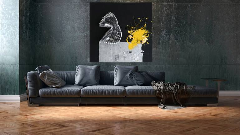 Original Abstract Expressionism Abstract Painting by Christa Hartmann