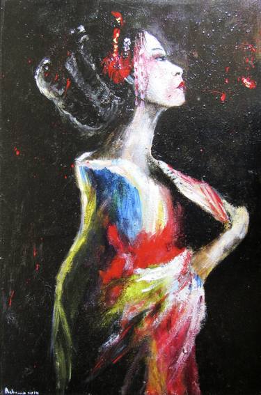 Print of Figurative People Paintings by Rebecca van Wierst