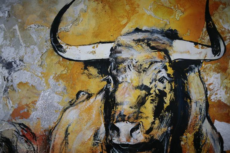 Original Art Deco Animal Painting by Arno Bruse