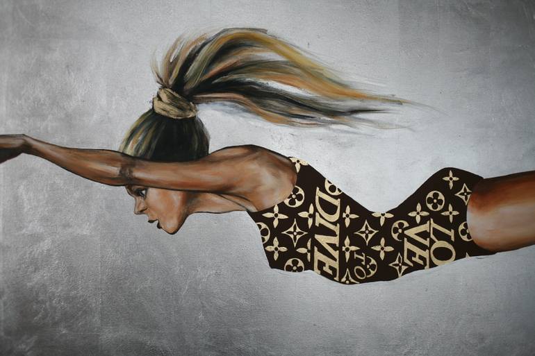 Original Figurative Fashion Painting by Arno Bruse