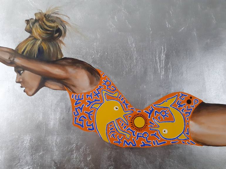 Original Figurative Body Painting by Arno Bruse