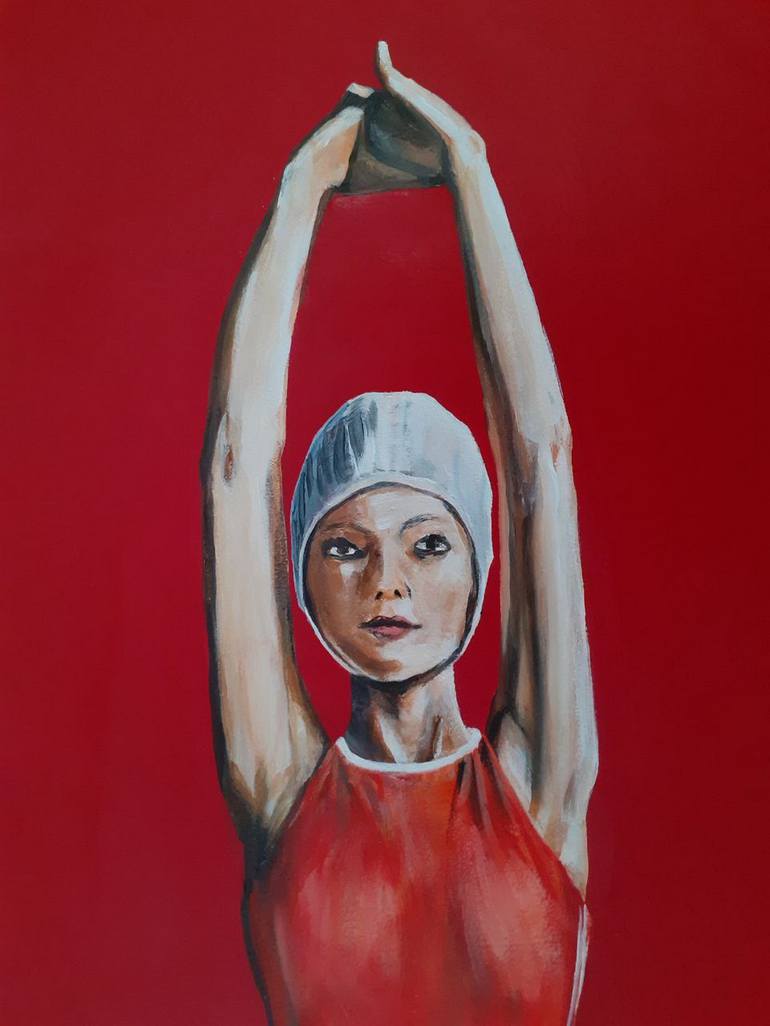 Original Figurative Water Painting by Arno Bruse