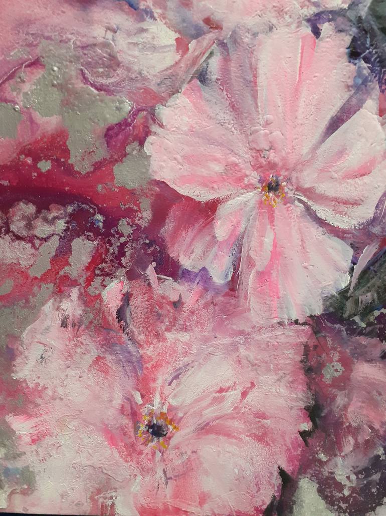Original Floral Painting by Arno Bruse