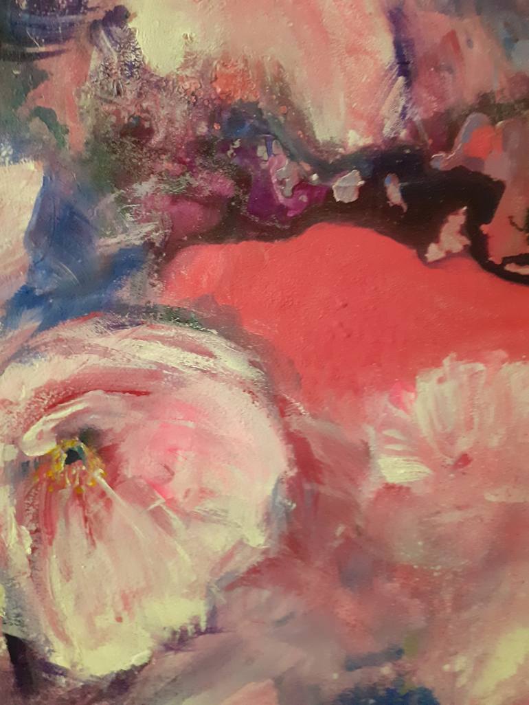Original Floral Painting by Arno Bruse