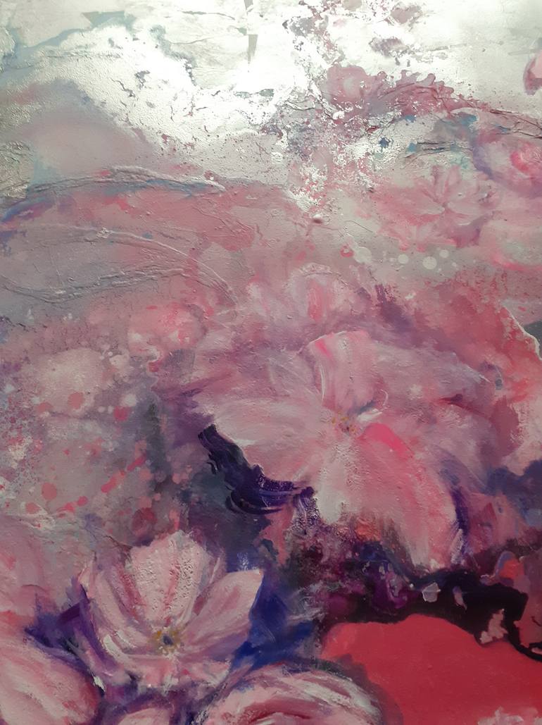 Original Art Deco Floral Painting by Arno Bruse