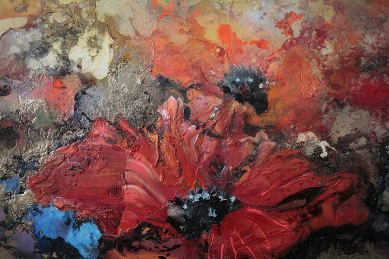 Original Floral Painting by Arno Bruse