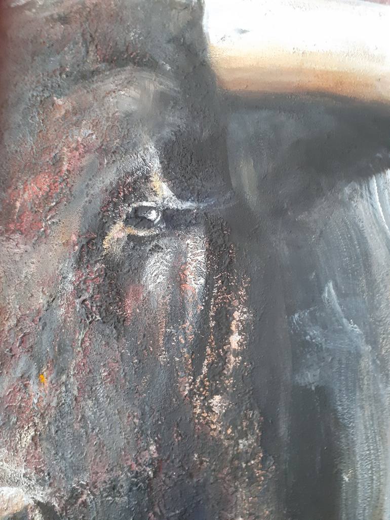 Original Expressionism Animal Painting by Arno Bruse