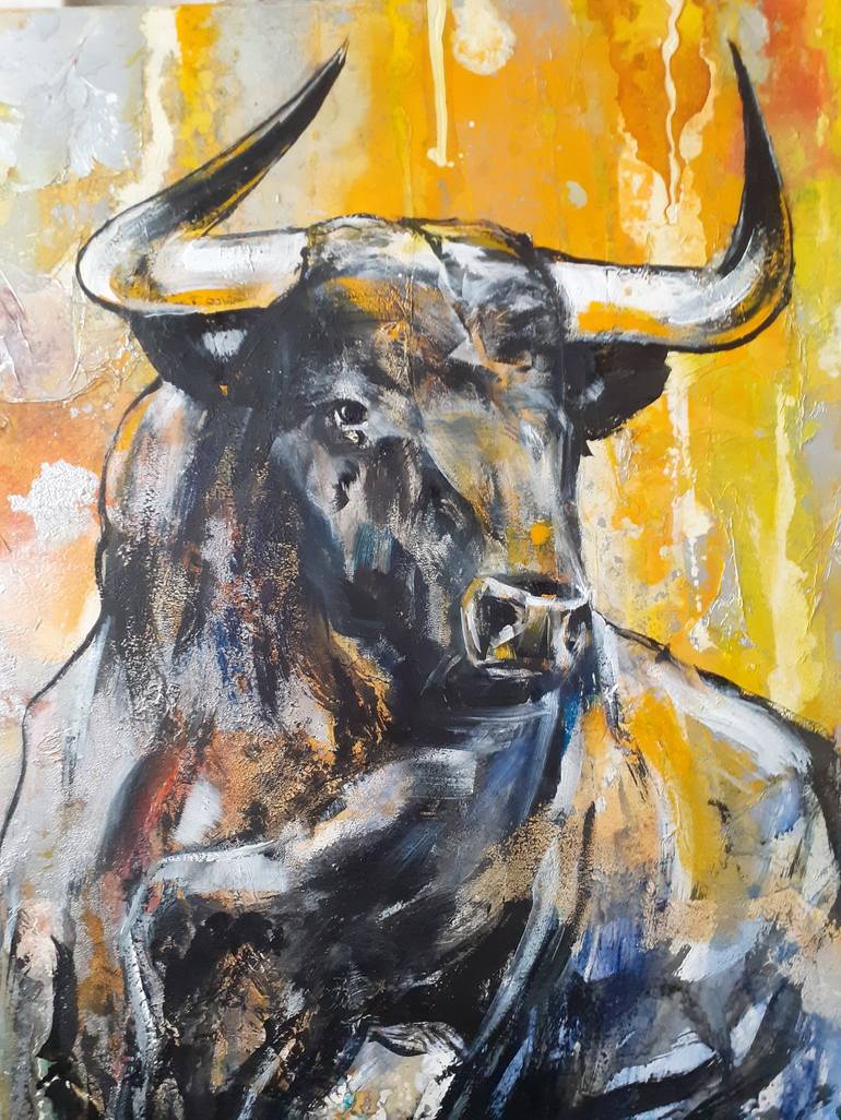 Original Expressionism Animal Painting by Arno Bruse