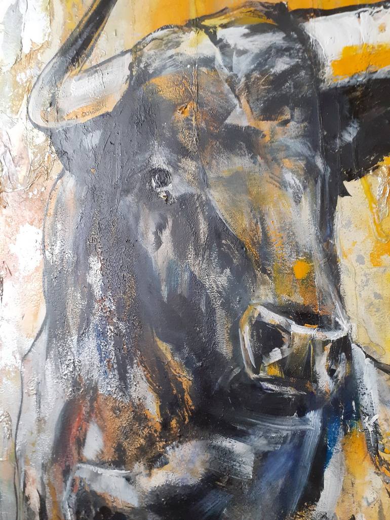 Original Expressionism Animal Painting by Arno Bruse