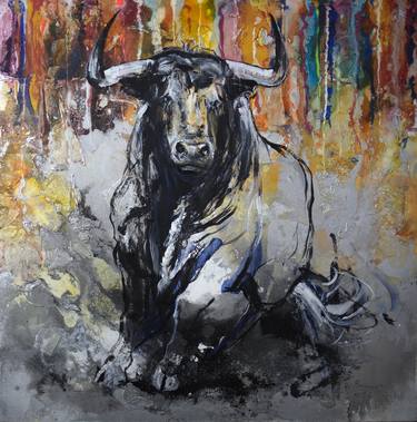 Original Black & White Animal Paintings by Arno Bruse