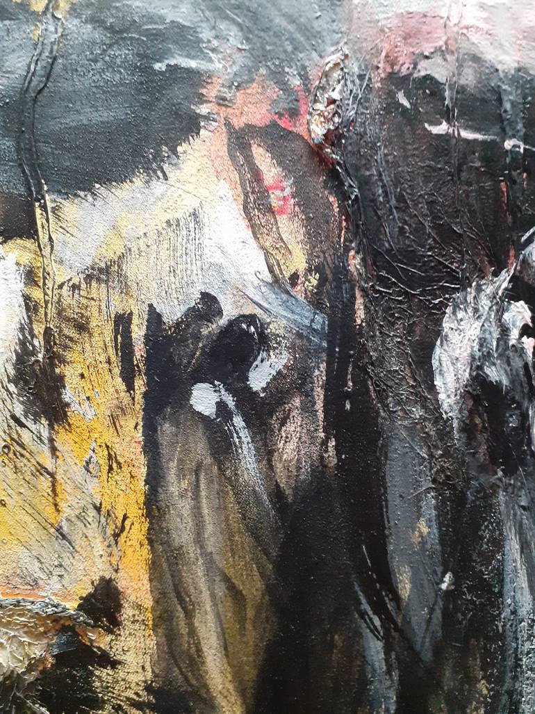 Original Black & White Animal Painting by Arno Bruse