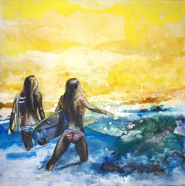 Original Figurative Landscape Paintings by Arno Bruse