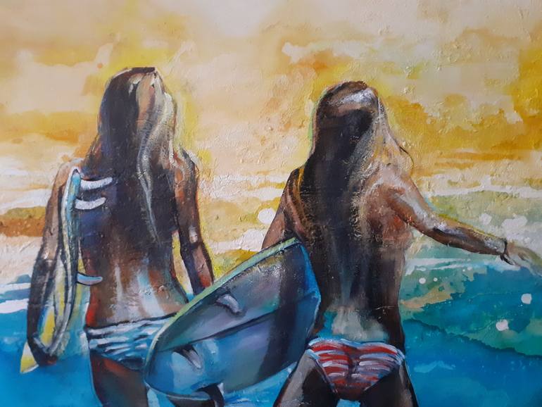 Original Figurative Landscape Painting by Arno Bruse