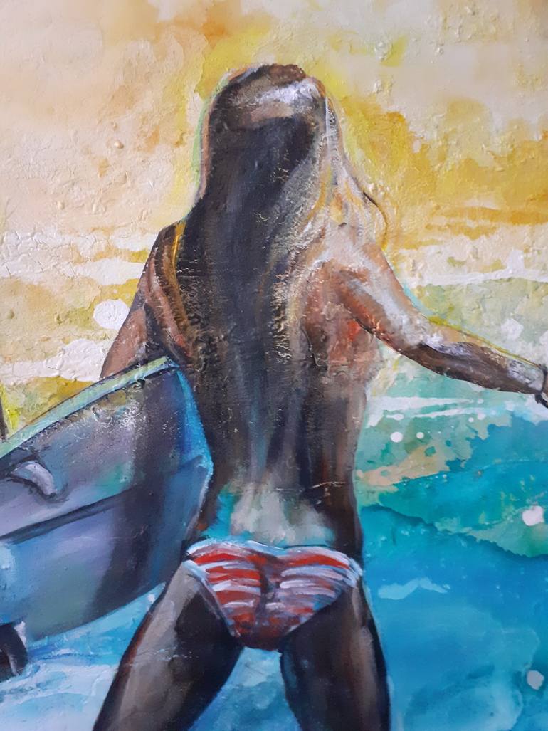 Original Figurative Landscape Painting by Arno Bruse