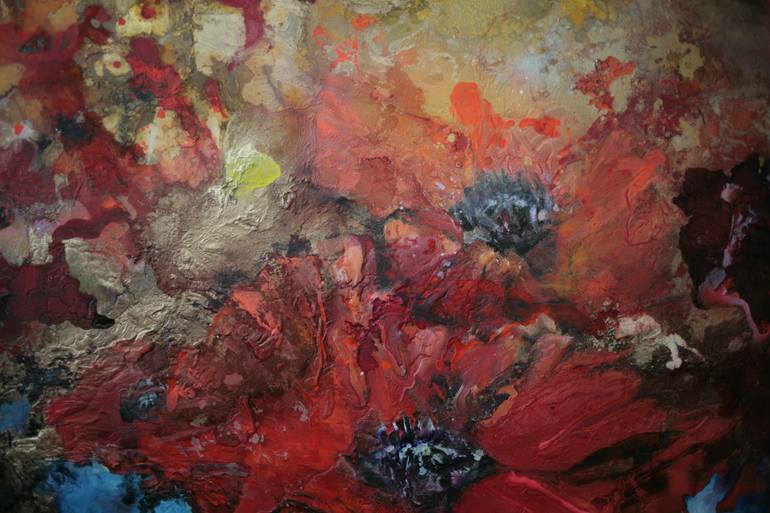 Original Art Nouveau Landscape Painting by Arno Bruse