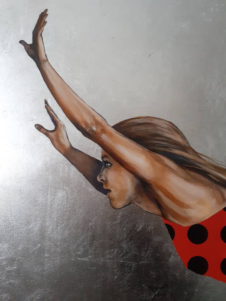 'Diving In' Painting by Arno Bruse | Saatchi Art