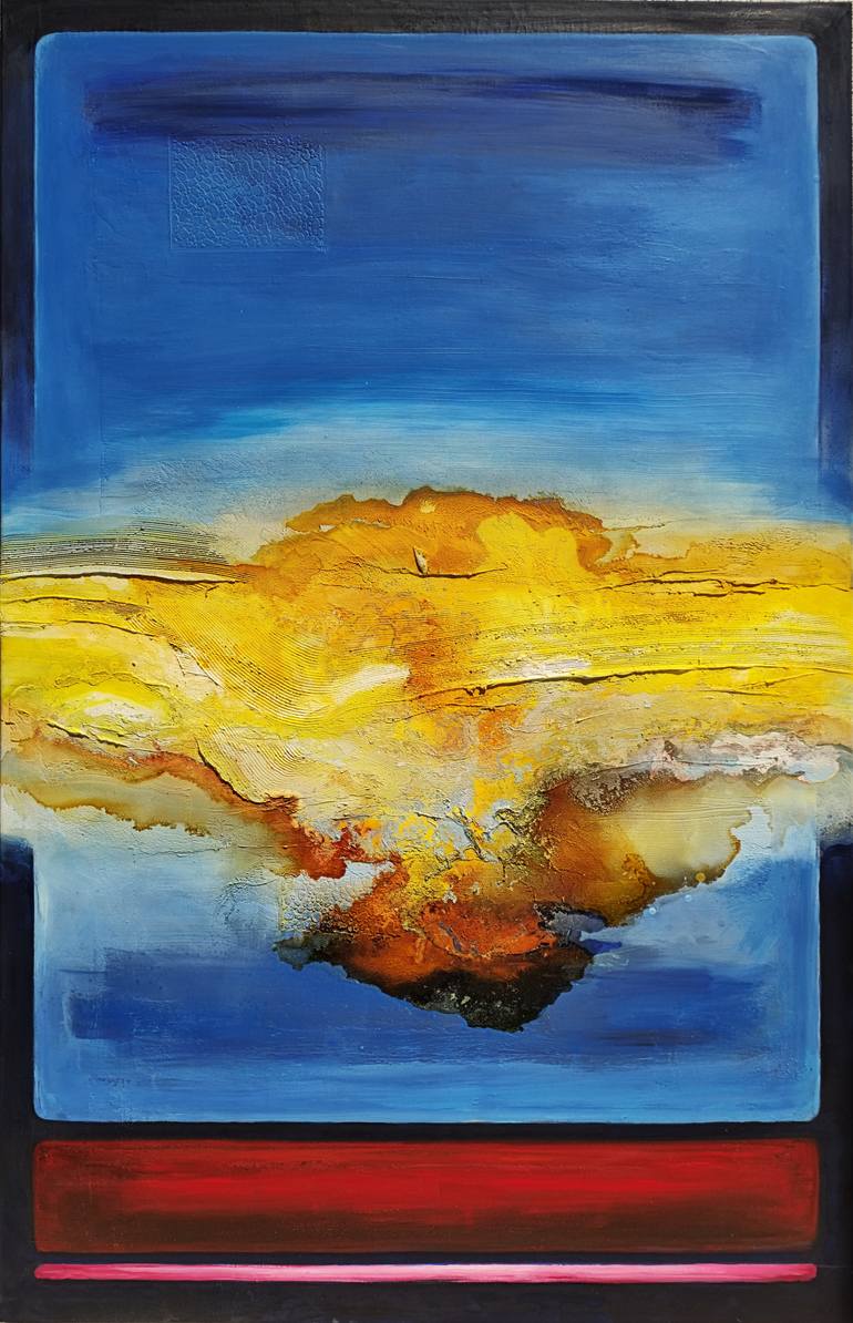 Original Abstract Painting by Arno Bruse | Abstract Art on Canvas | What if? - A Contemplation On The Art Of Mark Rothko
