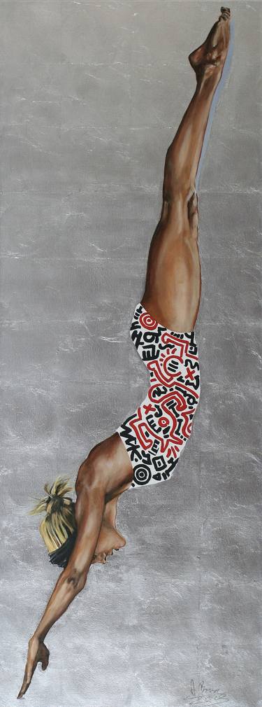 Original Figurative Sports Paintings by Arno Bruse