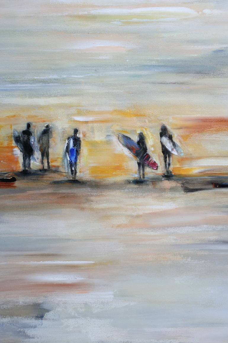 Original Beach Painting by Arno Bruse