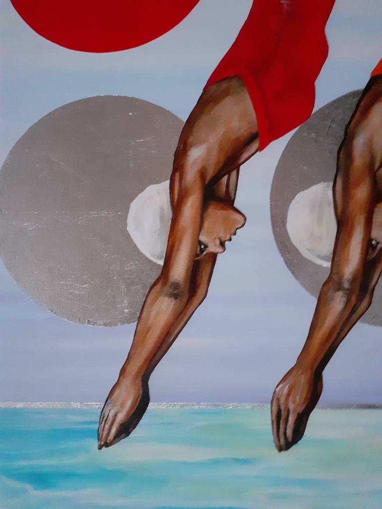 Original Figurative Sport Painting by Arno Bruse