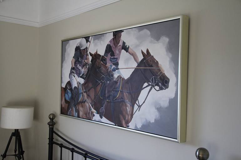 Original Realism Sport Painting by Sally Lancaster