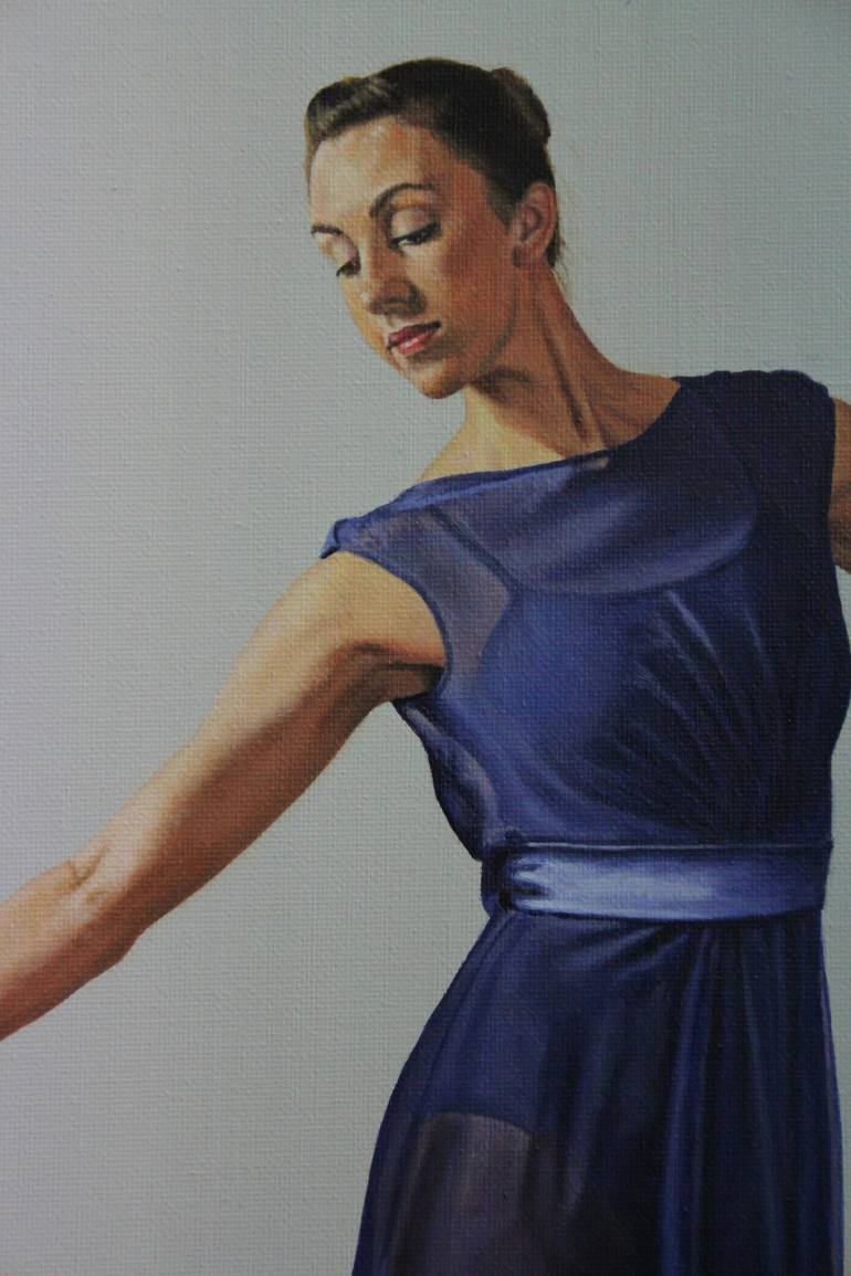 Original Figurative Performing Arts Painting by Sally Lancaster