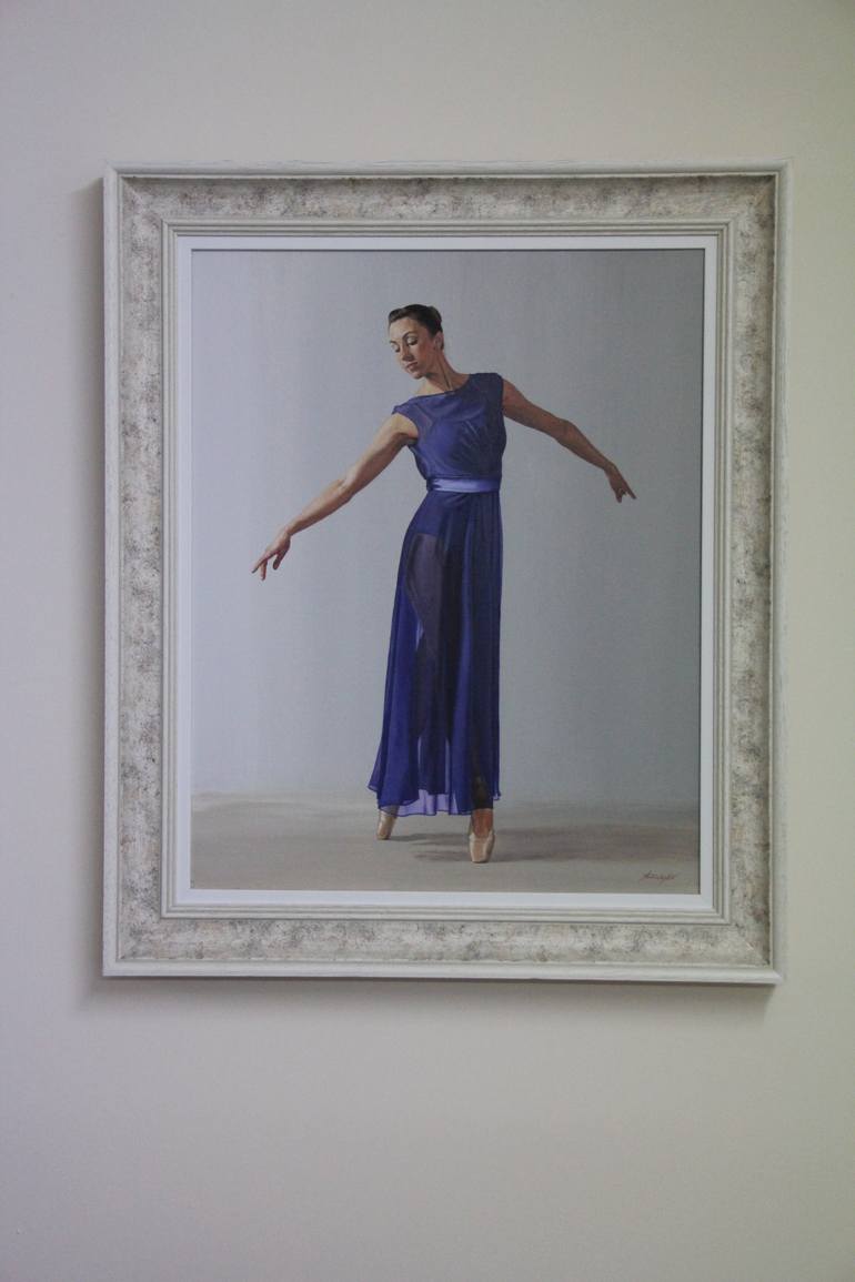 Original Figurative Performing Arts Painting by Sally Lancaster