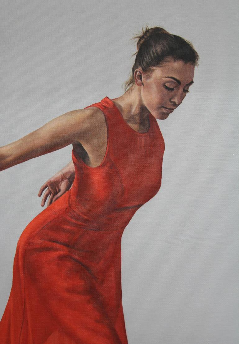 Original Figurative People Painting by Sally Lancaster