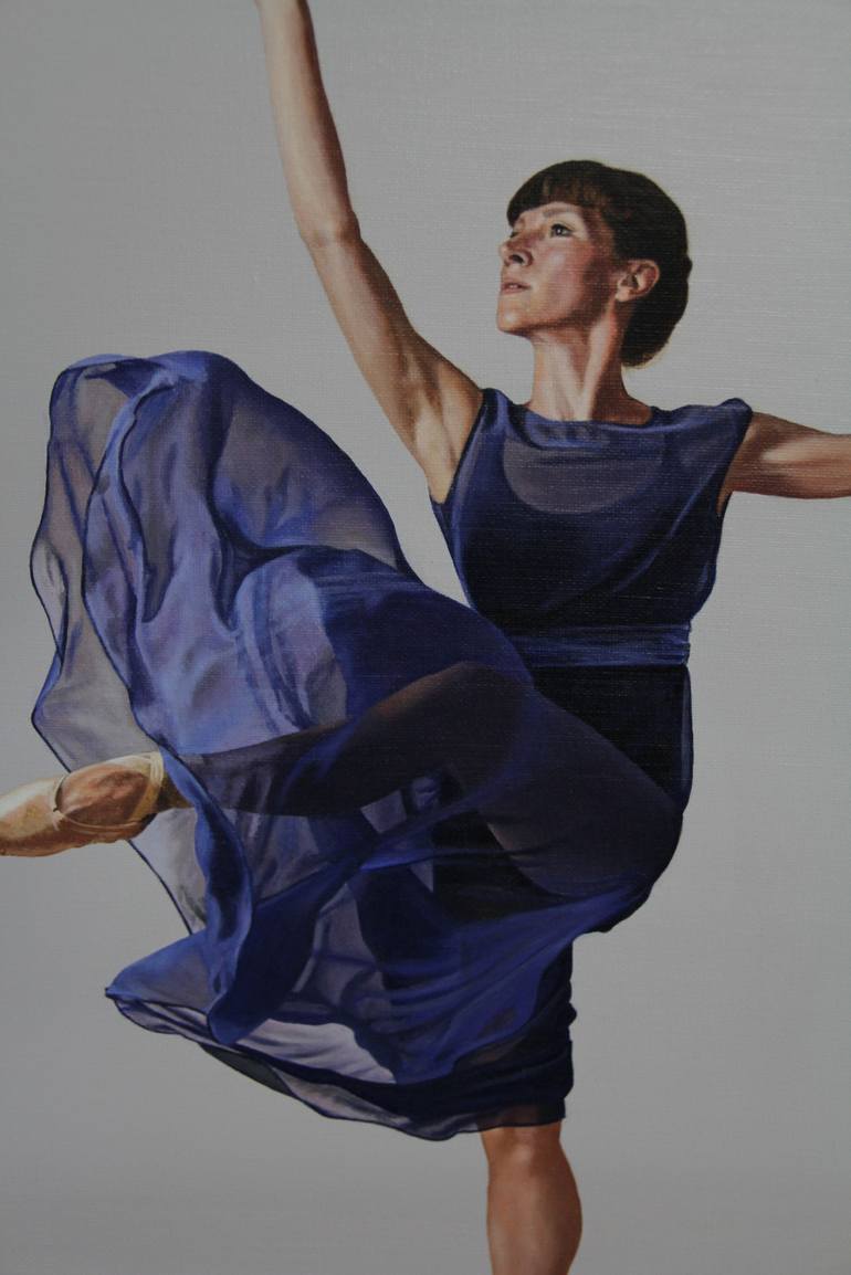 Original Figurative Performing Arts Painting by Sally Lancaster