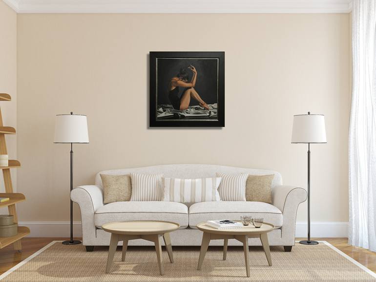 Original Figurative People Painting by Sally Lancaster