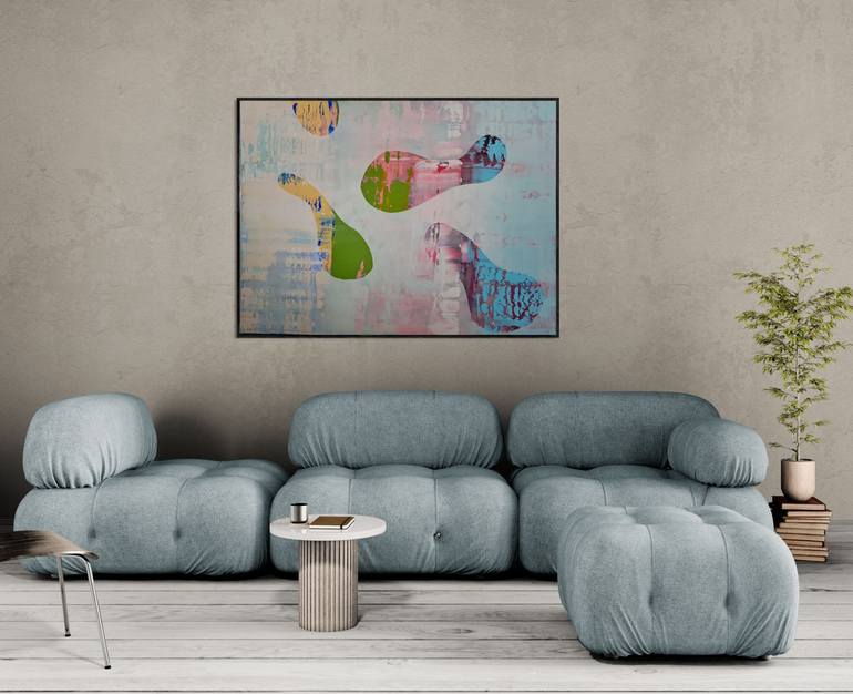 Original Abstract Expressionism Abstract Painting by Vanhove Stephane