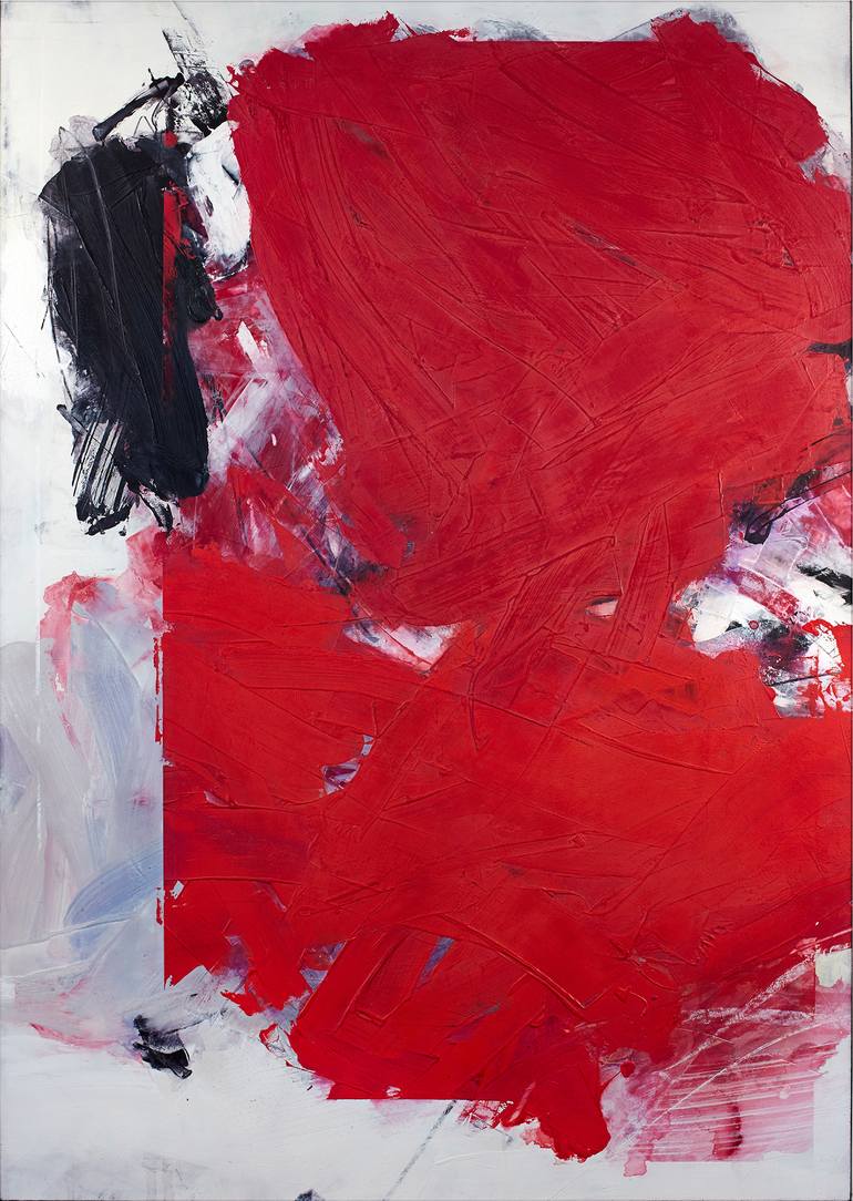 Red No.21 Painting by Ivo Stoyanov | Saatchi Art