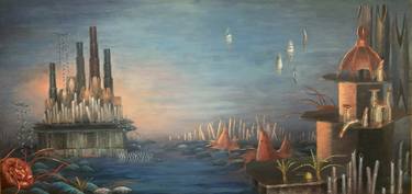 Original Contemporary Seascape Painting by Gladys Poorte