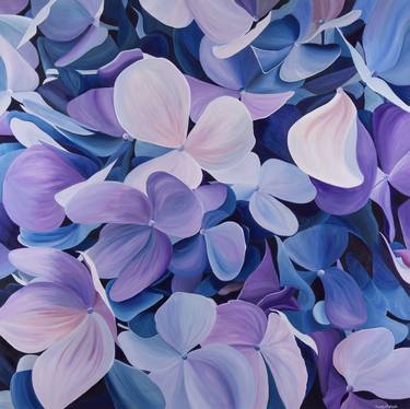 Print of Fine Art Floral Paintings by Sharifah Bahiyah