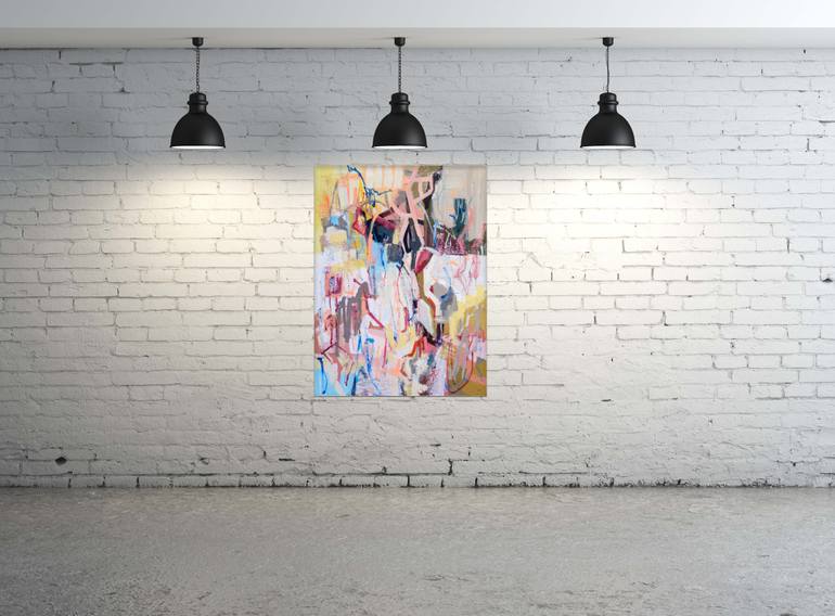 Original Abstract Expressionism Abstract Painting by Sharifah Bahiyah