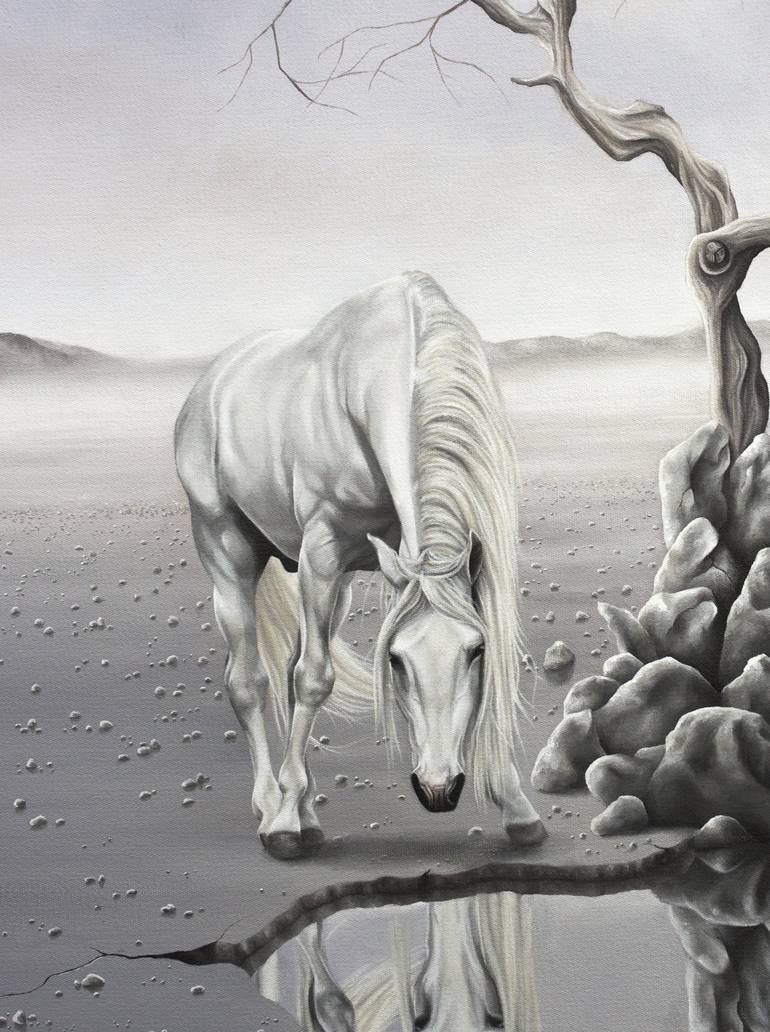 Original Surrealism Landscape Painting by Ankia Joubert