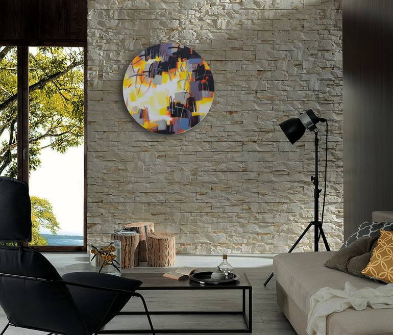 Original Abstract Painting by Oleksandr Ros