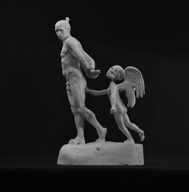 Print of Figurative Classical mythology Sculpture by Bertrand Catteuw