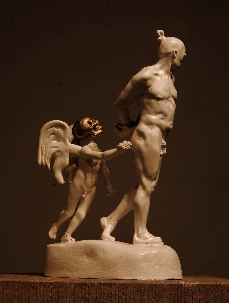 Original Figurative Classical mythology Sculpture by Bertrand Catteuw