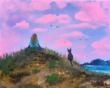 Original Cats Paintings by krista may