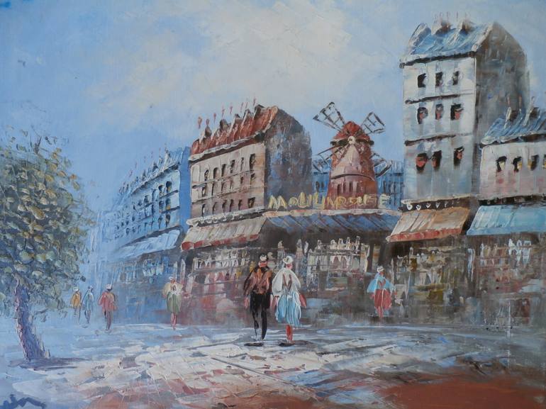 Moulin Rouge Painting by krista may | Saatchi Art