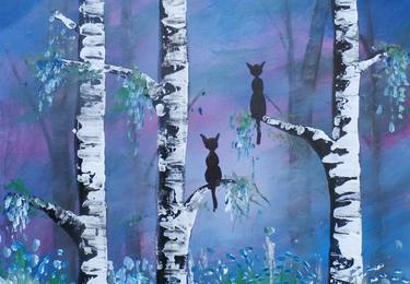 Print of Documentary Cats Paintings by krista may