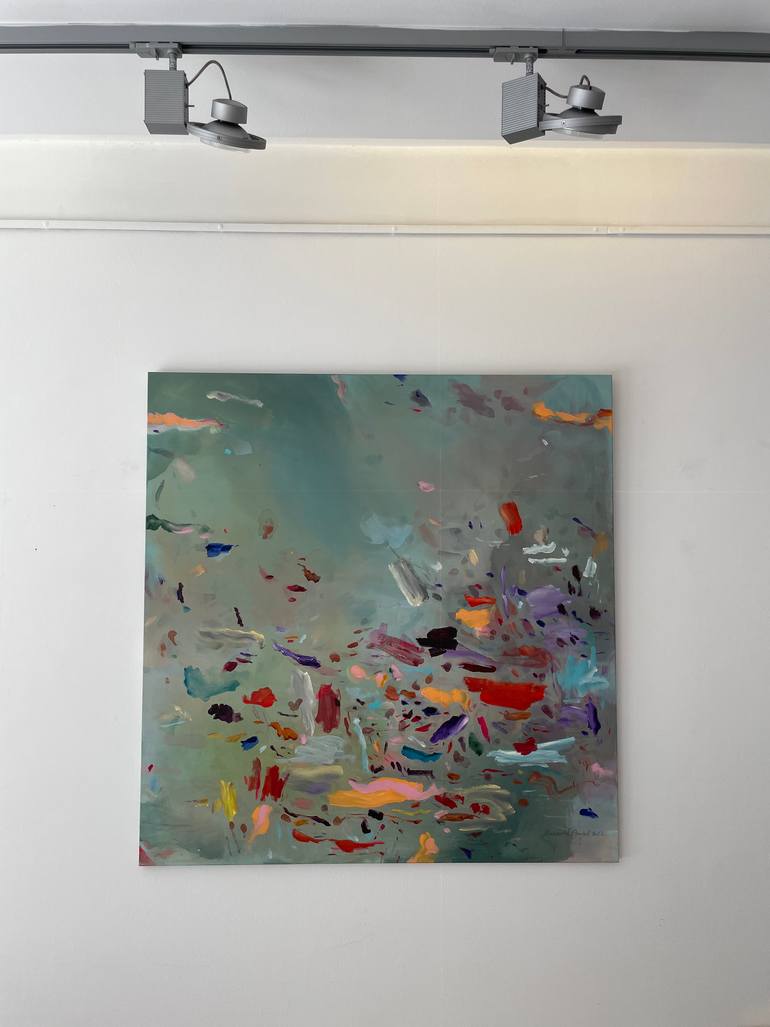 Original Abstract Expressionism Abstract Painting by Danijela Knezevic