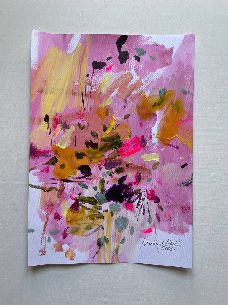 Original Abstract Expressionism Abstract Painting by Danijela Knezevic