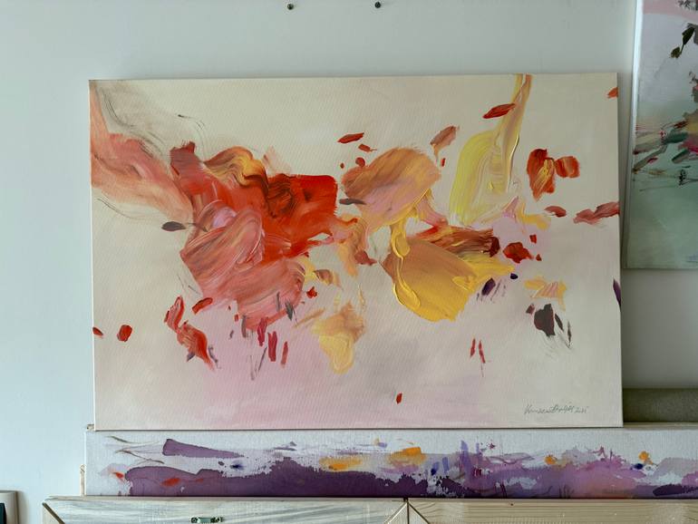 Original Abstract Expressionism Abstract Painting by Danijela Knezevic