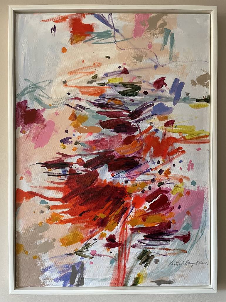 Original Abstract Expressionism Abstract Painting by Danijela Knezevic