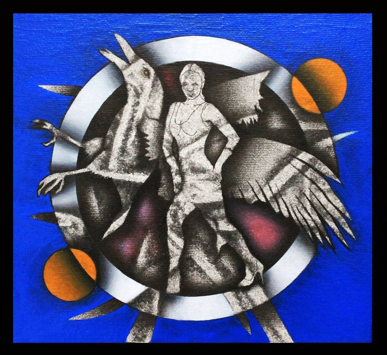 Original Contemporary Geometric Paintings by Süleyman Özderin