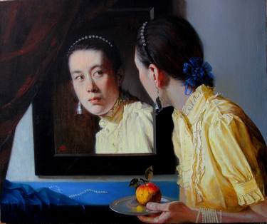 Original Women Paintings by Liu Ting