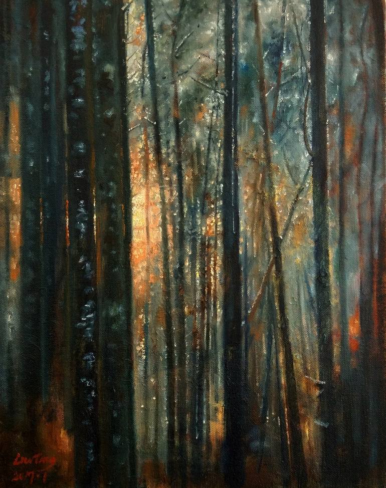 Pine Forest Dawn - Print