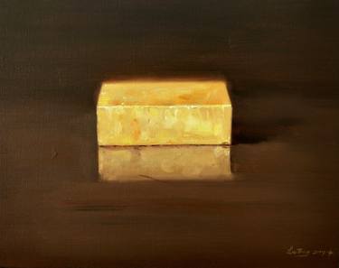 Gold Brick 2 Painting by Liu Ting | Saatchi Art